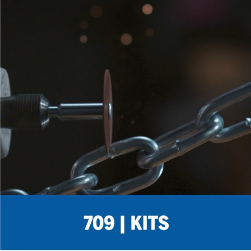 Kit de acess�rios para micro ret�fica com 110 pe�as - 709 