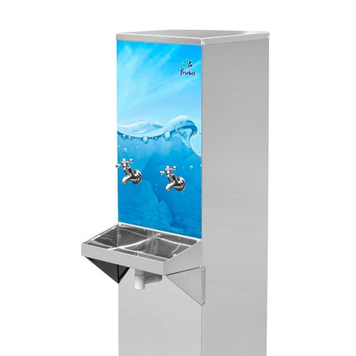 Bebedouro industrial de coluna 25 litros em a�o inox - B25  220V