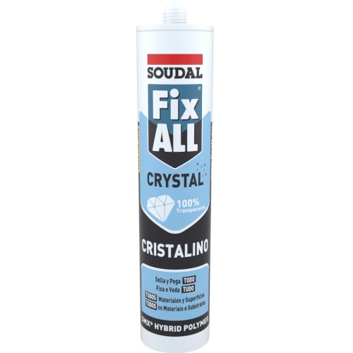 Selante para construção civil em poliuretano 290 ml - Fix all cristal Selante para construção civil em poliuretano 290 ml - Fix all cristal