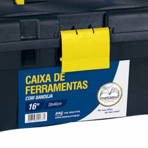 Caixa pl�stica para ferramentas 16