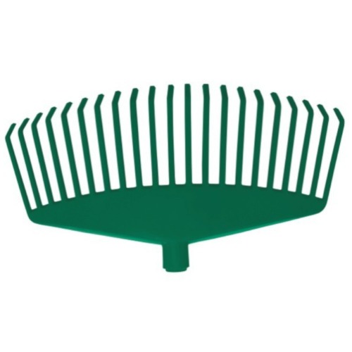 Vassoura pl�stica 21 dentes tipo ancinho sem cabo