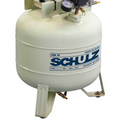 Compressor de ar odontol�gico 10 p�s 40 litros 2 hp - CSD 10/40  220V