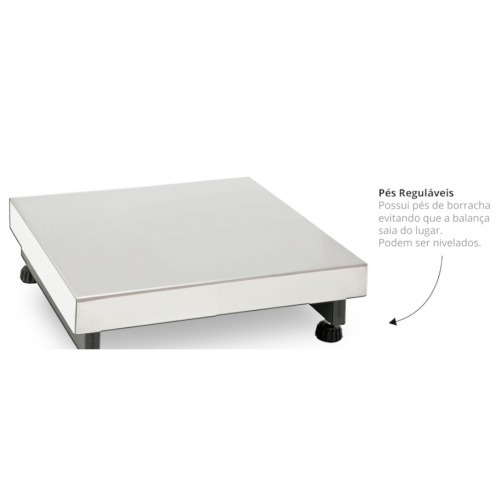 Balan�a digital com plataforma 500 Kg x 100 g - DP-500  110V/220V