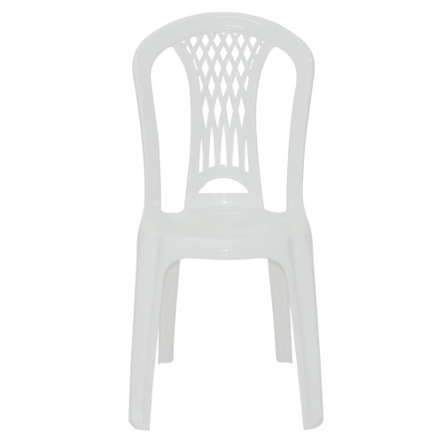 Cadeira plástica sem braços branca - Laguna Cadeira plástica sem braços branca - Laguna