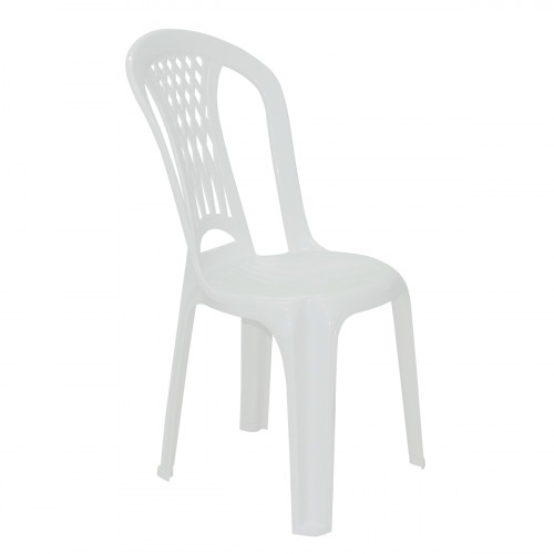 Cadeira plástica sem braços branca - Laguna Cadeira plástica sem braços branca - Laguna