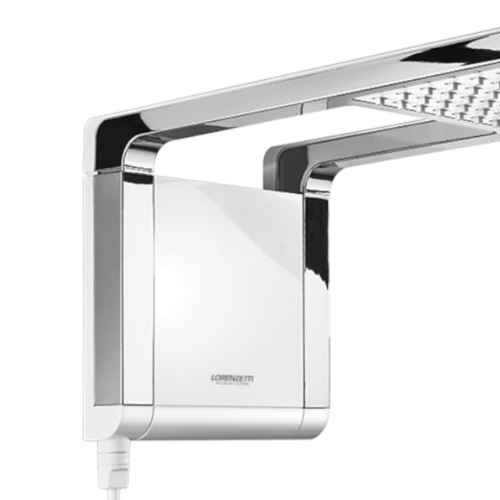 Chuveiro eletr�nico 6800 watts 220V branco cromado - Acqua Storm Ultra