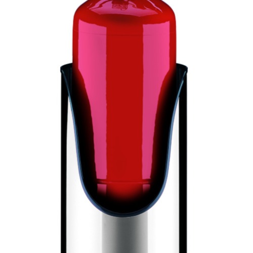 Porta extintor em a�o inox 17 x 40,5 cm - Decorline