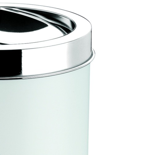 Lixeira pl�stica com tampa bascular inox 5,4L - 3401/202