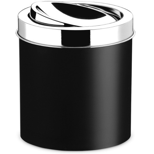 Lixeira pl�stica com tampa bascular inox 5,4L - 3401/252