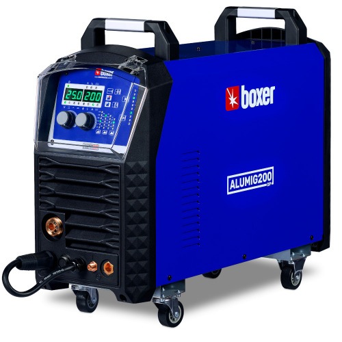 Inversora de solda multiprocesso 200A para eletrodo Mig e Tig - ALUMIG-200DP  220V