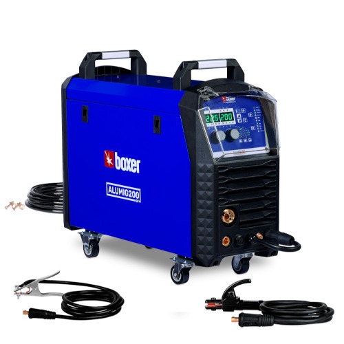 Inversora de solda multiprocesso 200A para eletrodo Mig e Tig - ALUMIG-200DP  220V
