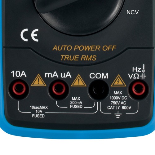 Mult�metro digital port�til 600 volts CAT IV - ET-2402B