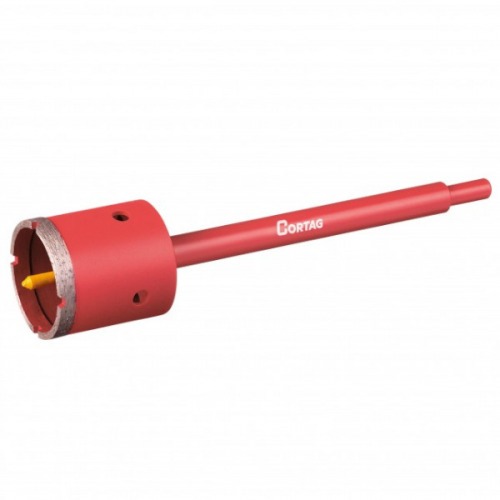 Serra copo diamantada 53 mm com haste de 3/8