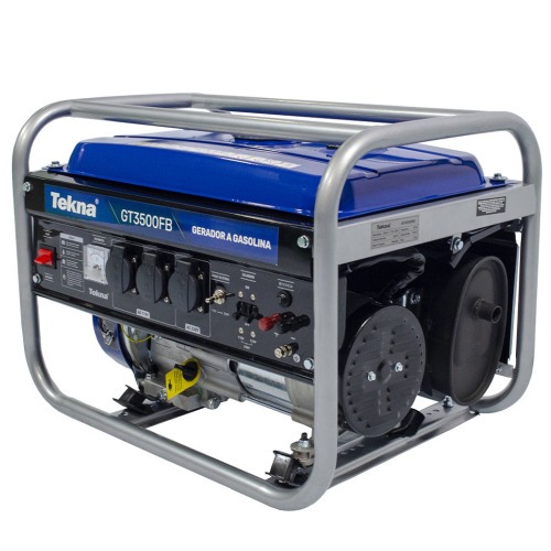 Gerador de energia 3,1 Kva a gasolina partida manual com AVR - GT3500FB  110V/220V