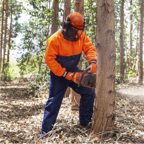 Kit de seguran�a para operador de motosserra com 3 pe�as - KITOPM