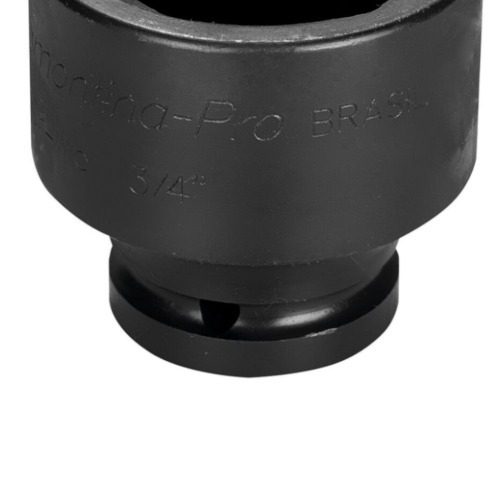 Soquete sextavado de impacto 38 mm encaixe 3/4