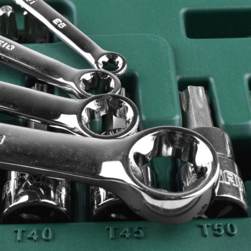 Jogo de soquetes e chaves E-Torx com 35 pe�as - ST09010SJ