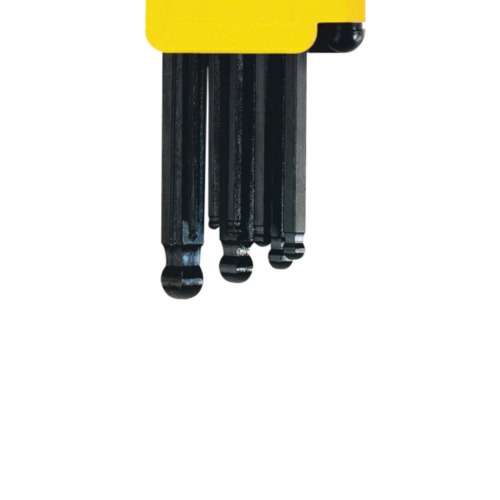 Jogo de chave allen abaulada 1,5 a 10 mm com 9 peças - 69-256 Jogo de chave allen abaulada 1,5 a 10 mm com 9 peças - 69-256