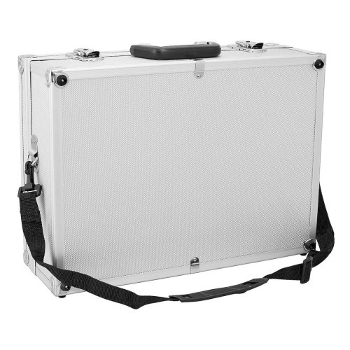 Maleta para ferramentas profissional prata 455 x 330 x 152 mm - MFV455 Maleta para ferramentas profissional prata 455 x 330 x 152 mm - MFV455