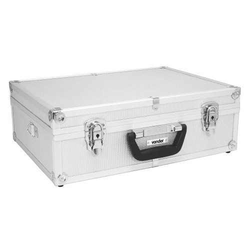 Maleta para ferramentas profissional prata 455 x 330 x 152 mm - MFV455 Maleta para ferramentas profissional prata 455 x 330 x 152 mm - MFV455