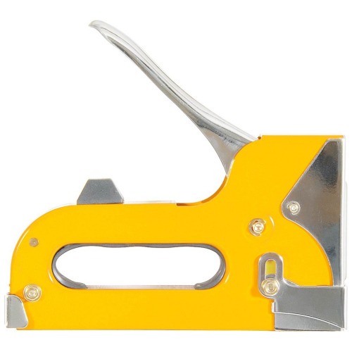 Grampeador manual em chapa de a�o pintado capacidade de 6 a 10 mm