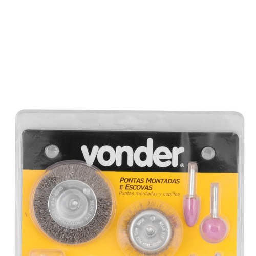 Jogo de pontas montadas e escovas com 12 pe�as - 12.50.120.000