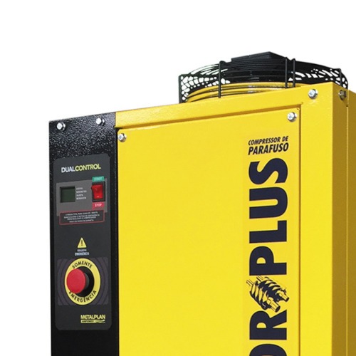 Compressor de ar de parafuso 4 hp 70 litros 7 bar monof�sico 220V - Rotor Plus 4  220V