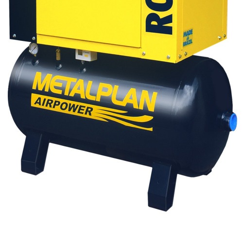 Compressor de ar de parafuso 15 hp 152 litros 11 bar 220V - Rotor Plus 15  220V