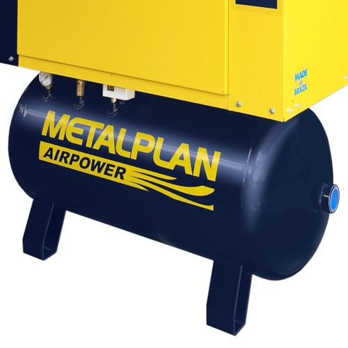 Compressor de ar de parafuso 25 hp 163 litros 9 bar 220V - Rotor Plus 25