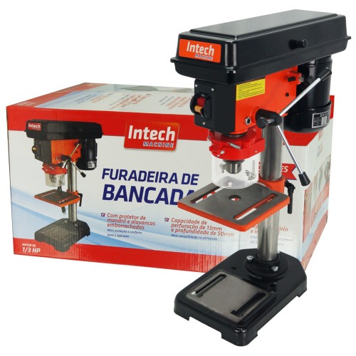Furadeira de bancada 1/3 hp mandril de 1/2 Furadeira de bancada 1/3 hp mandril de 1/2