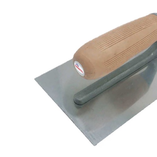 Desempenadeira em a�o base lisa 27 x 12 cm