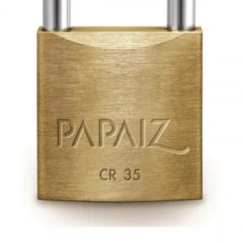 Kit 2 cadeados em lat�o de 35 mm - CR35