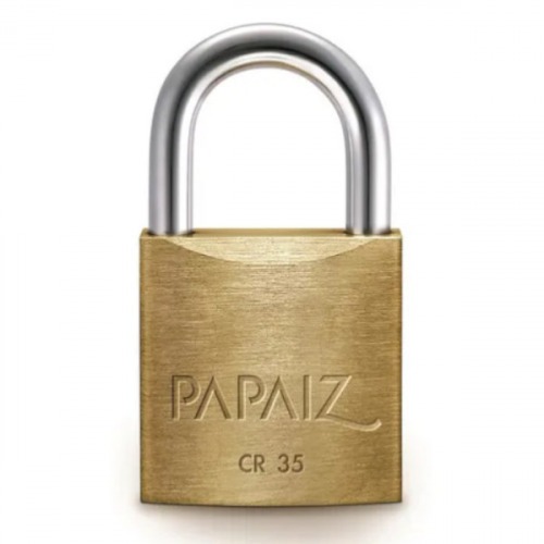Kit 2 cadeados em lat�o de 35 mm - CR35