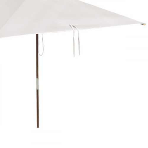 Ombrelone quadrado 210 cm sem abas - BRANCO