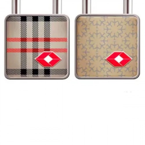 Cadeado 35 mm com chave TSA cinza-misto 2 pe�as - Twinpack 