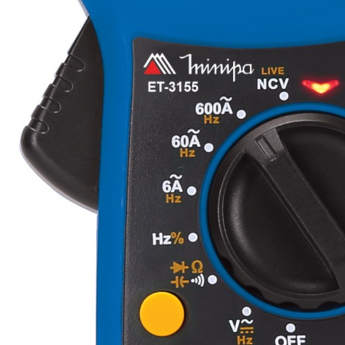 Alicate amper�metro digital CAT III 600V True RMS - ET-3155