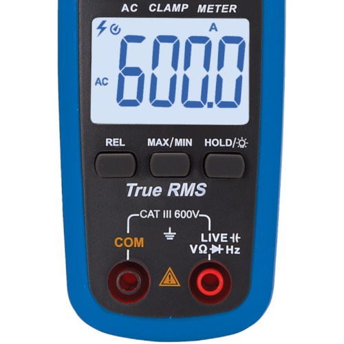 Alicate amper�metro digital CAT III 600V True RMS - ET-3155