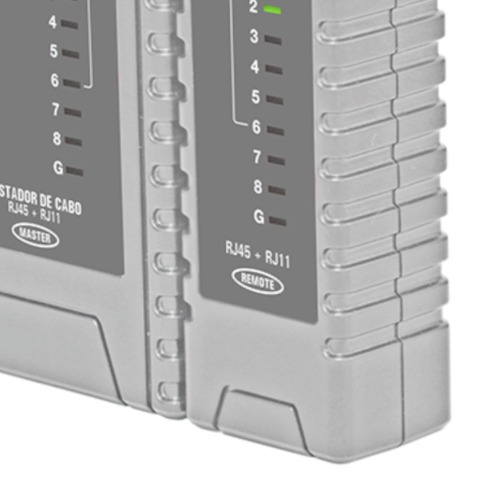 Testador de cabos de rede RJ11 e RJ45 - HTC-31