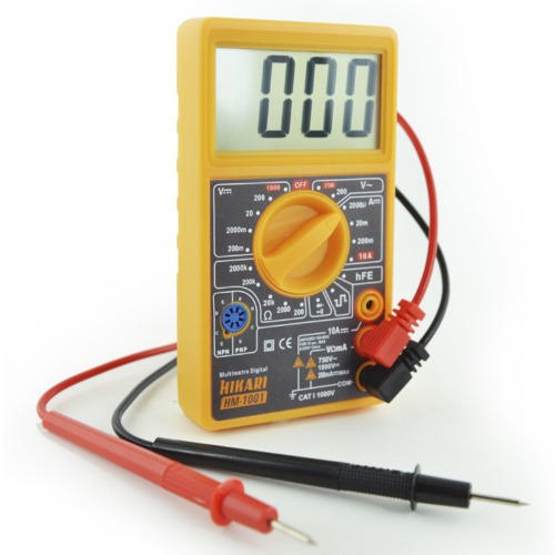 Mult�metro digital port�til 1000V CAT I - HM-1001