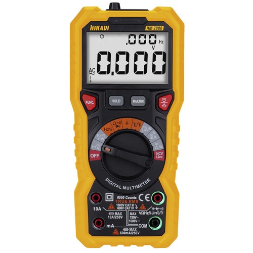 Mult�metro digital port�til 600V CAT IV / 1000V CAT III True RMS - HM-2800