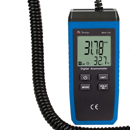 Anemômetro digital 1,4 - 108 Km/h - MDA-11A Anemômetro digital 1,4 - 108 Km/h - MDA-11A