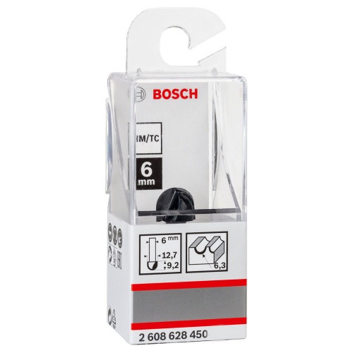 Fresa para madeira com rolamento 12,7 haste 6 mm - Standard Fresa para madeira com rolamento 12,7 haste 6 mm - Standard