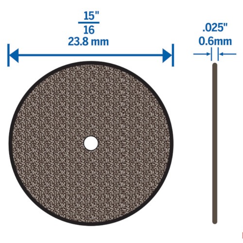 Kit 36 discos de corte em metal para micro ret�fica - 409