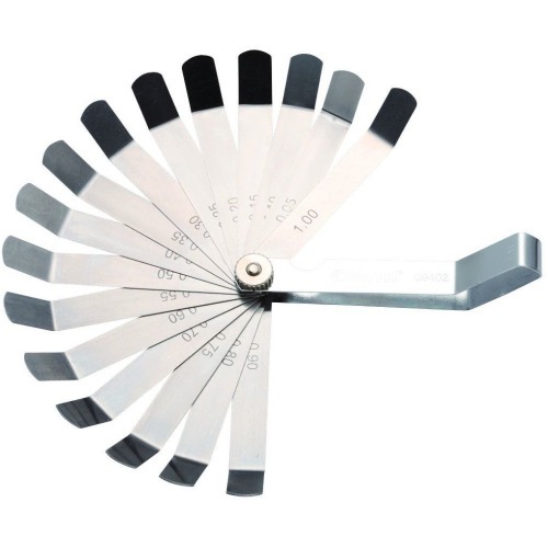 Jogo de calibrador de folga 0,05 a 1,00 mm - ST09402SJ Jogo de calibrador de folga 0,05 a 1,00 mm - ST09402SJ
