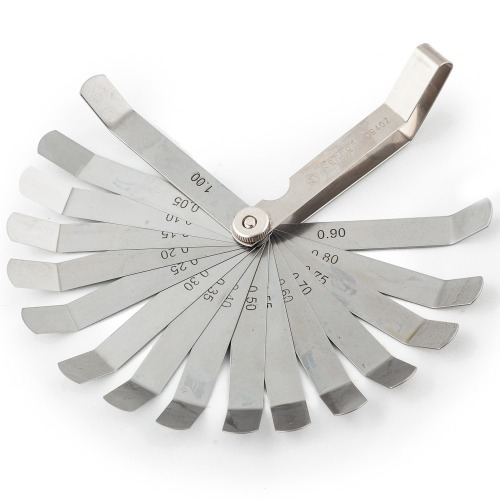 Jogo de calibrador de folga 0,05 a 1,00 mm - ST09402SJ Jogo de calibrador de folga 0,05 a 1,00 mm - ST09402SJ