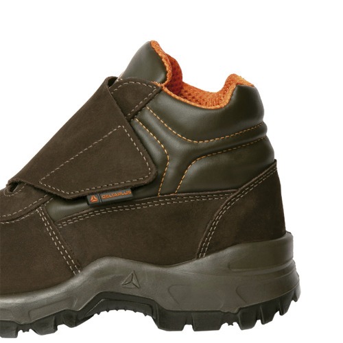 Botina em couro nobuck fechamento com velcro - Vit�ria OB SRA