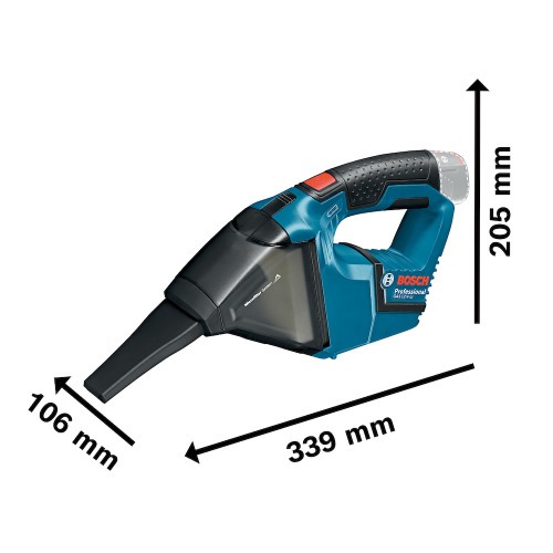 Aspirador de p� port�til a bateria 12V Sem bateria - GAS 12V-LI