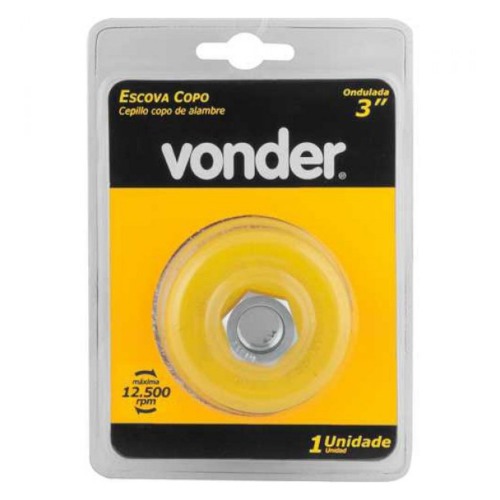 Escova de a�o ondulada tipo copo 3