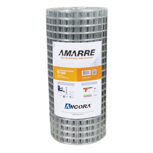 Tela de refor�o para alvenaria 0,5 m x 25 m