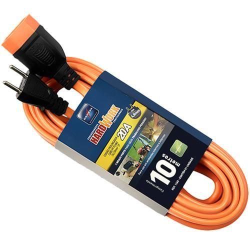 Extensão elétrica 10 metros 2 x 2,50 mm 2P 20A - HARDWORK Extensão elétrica 10 metros 2 x 2,50 mm 2P 20A - HARDWORK